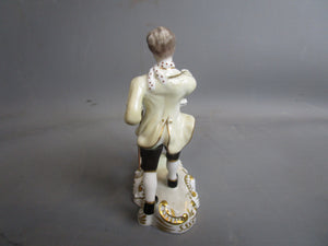 Royal Crown Derby Figurine 'The Shepherd' Vintage Mid Century c1950