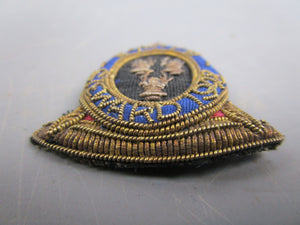 Royal Masonic Institute For Boys Steward Bullion Badge Vintage Mid Century 1948