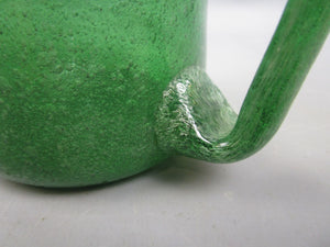 Scottish Bubble Glass Half Pint Mug Antique Victorian c1850