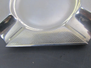 Sterling Silver Pair Of Mappin & Webb Small Tray Dishes Vintage Sheffield 1968