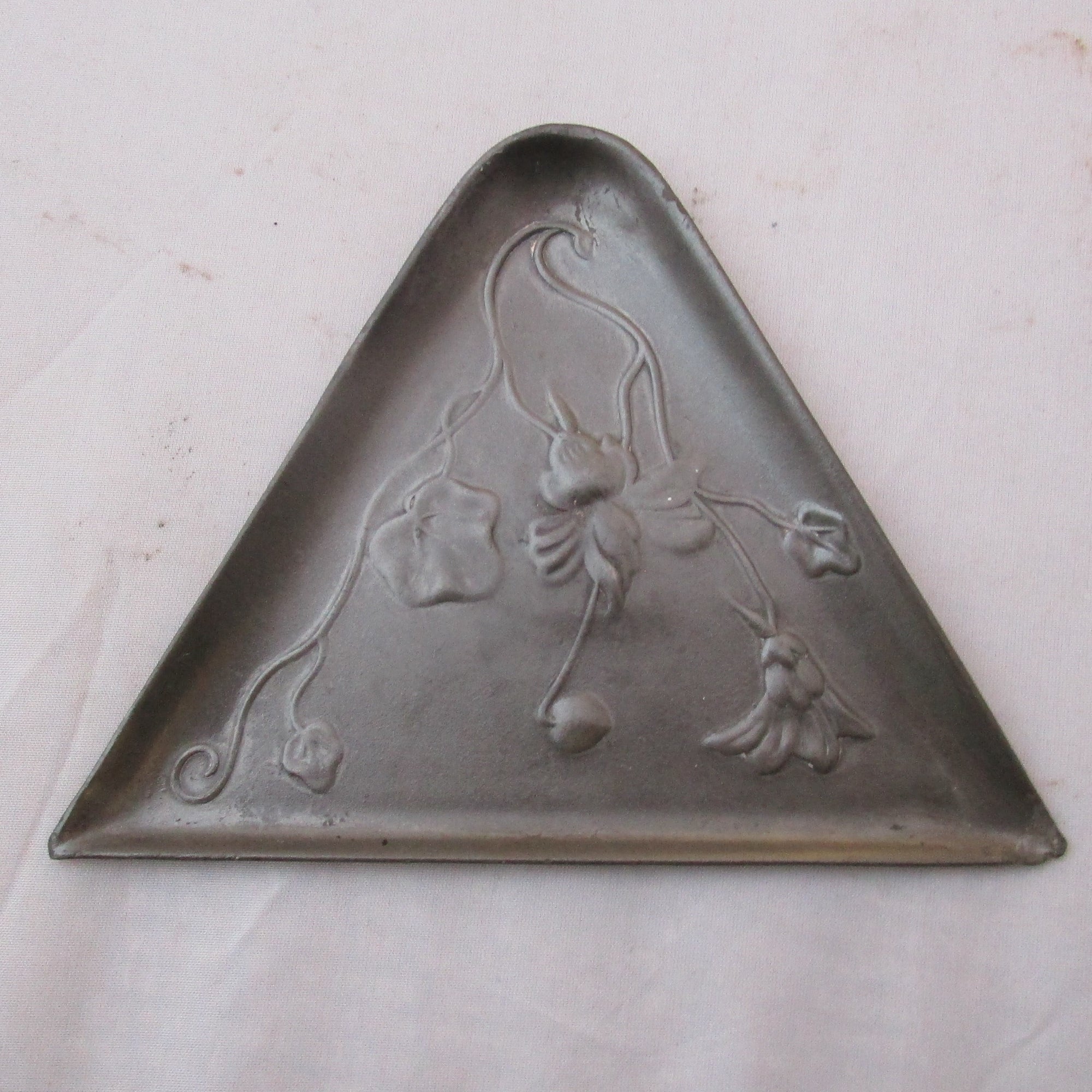 Small Pewter Liberty & Co Crumb Tray Art Nouveau c1900