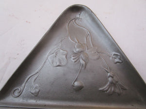 Small Pewter Liberty & Co Crumb Tray Art Nouveau c1900