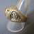 Snap On Area Managers Dealers 40 Years Service Ruby And Diamond Set Ring In 10kt Gold Vintage c1964