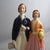 Staffordshire Prince And Princess Flat back Group Ex Flight Collection Antique Victorian 1840