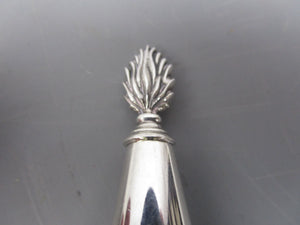 Sterling Silver And Bakelite Candle Snuffer Vintage London 1984