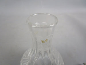 Sterling Silver And Cut Glass Bitters Container Vintage Mid Century Birmingham 1955