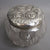 Sterling Silver And Cut Glass Cherub Vanity Jar Antique Edwardian Birmingham 1906