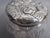 Sterling Silver And Cut Glass Cherub Vanity Jar Antique Edwardian Birmingham 1906