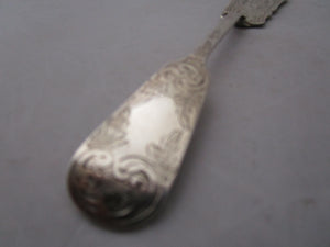 Sterling Silver Butter Knife Antique Victorian Exeter 1879