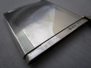 Sterling Silver Card Case Antique Edwardian Birmingham 1906