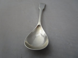 Sterling Silver Condiment Spoon Antique Georgian Edinburgh 1814