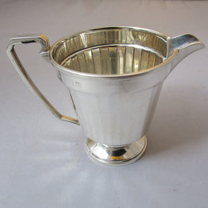 Sterling Silver Cream Jug Antique Art Deco Birmingham 1930