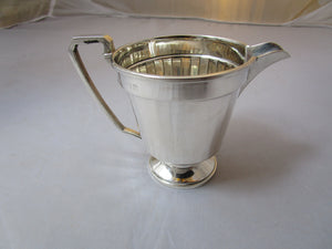 Sterling Silver Cream Jug Antique Art Deco Birmingham 1930