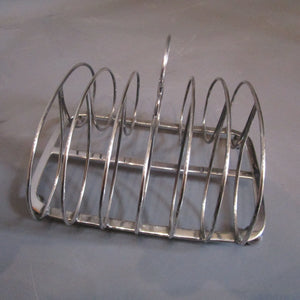 Sterling Silver George III Toast Rack Waterhouse And Ryland Bham Antiques c1813