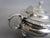 Sterling Silver Mustard Pot And Spoon Antique Georgian London 1827 1828