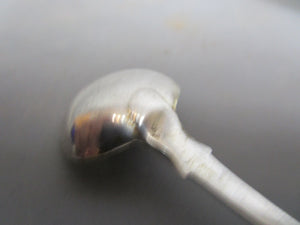 Sterling Silver Mustard Pot And Spoon Antique Georgian London 1827 1828