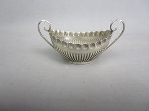 Sterling Silver Salt Cellar Antique Victorian Birmingham 1900