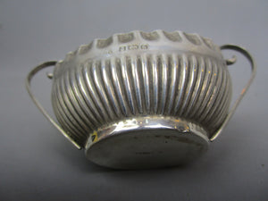 Sterling Silver Salt Cellar Antique Victorian Birmingham 1900