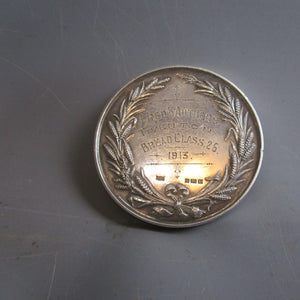 Sterling Silver Tiverton Bakers Medal Bread Class 26 1913 Antique c1913