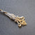 Sterling Silver Mermaids Shell & Fleur D- Leys Caviar Spoon Antique B'ham c1896