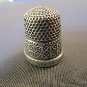 Sterling Silver Size 15 Thimble The Spa Birmingham  Hallmarks H G & S for 1931