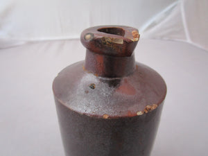 Stoneware Doulton Lambeth Chemist Bottle Antique Victorian c1900