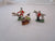 Three Bisque Hunting Themed Cake Decorations Antique Edwardian c1915