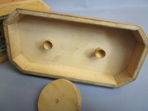 Treen Fortnum And Mason Tea Caddy Vintage c1970