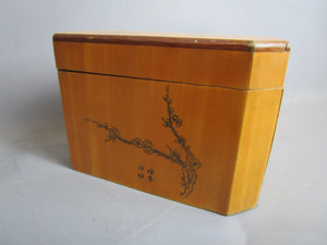 Treen Fortnum And Mason Tea Caddy Vintage c1970