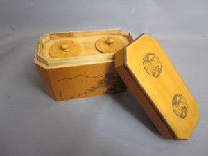 Treen Fortnum And Mason Tea Caddy Vintage c1970