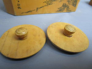 Treen Fortnum And Mason Tea Caddy Vintage c1970
