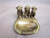 USSR Cast Bronze Three Wise Monkeys Ashtray Vintage c1990