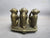 USSR Cast Bronze Three Wise Monkeys Ashtray Vintage c1990