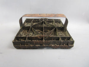 Unusual Asian Printing Block For Tiles Cloth Or Paper Antique Victorian c1900