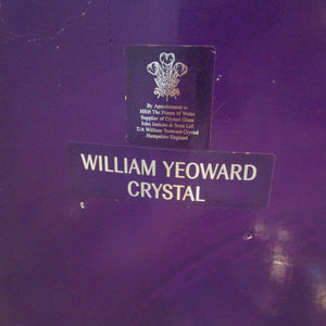 William Yeoward Crystal Wine Goblets Boxed Unused Vintage c1970