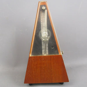 Wooden Cased East German Triangular Metronome Vintage 1960's