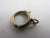15k Gold Necklace or Bracele Bolt Ring Clasp Findings Antique Victorian c1890