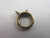 15k Gold Necklace or Bracele Bolt Ring Clasp Findings Antique Victorian c1890