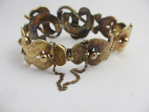 15k Gold Bracelet Antique Victorian c1860