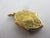 Heart and Ivy Leaves Detail 15k Gold Double Locket Pendant Antique Edwardian 1902