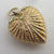 Puffy Heart Pendant Charm 3 Colour 18k Gold Antique Victorian c1880