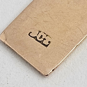 Cross Pendant in 9k Gold Antique Edwardian c1910