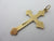 9k Gold Cross or Pendant Antique Victorian c1890