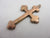 Cross Pendant in 9k Rose Gold Antique Victorian c1890