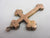 Cross Pendant in 9k Rose Gold Antique Victorian c1890