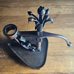 Bronze Arts & Crafts Chamber Stick Antique c1910