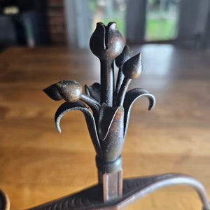 Bronze Arts & Crafts Chamber Stick Antique c1910