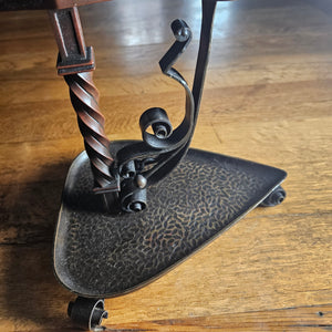 Bronze Arts & Crafts Chamber Stick Antique c1910