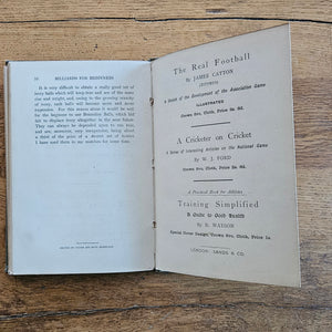 Cloth Bound "Billiards for Beginners" by John Roberts Book Antique Edwardian c1910