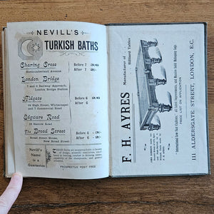 Cloth Bound "Billiards for Beginners" by John Roberts Book Antique Edwardian c1910